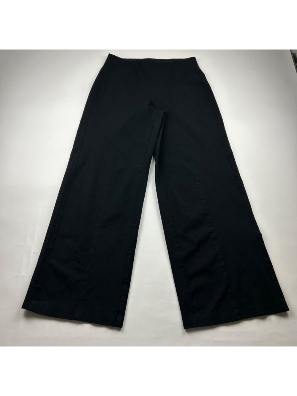 TALL Old Navy Black Stretch Canvas High Rise Wide Leg Pixie Pant LT